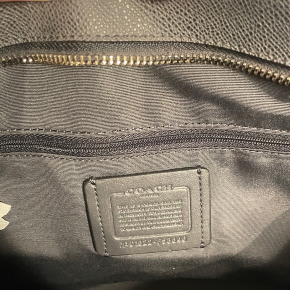 Coach X Grain Zip Top Tote Denim Blue NWOT Bag - Picture 12 of 13